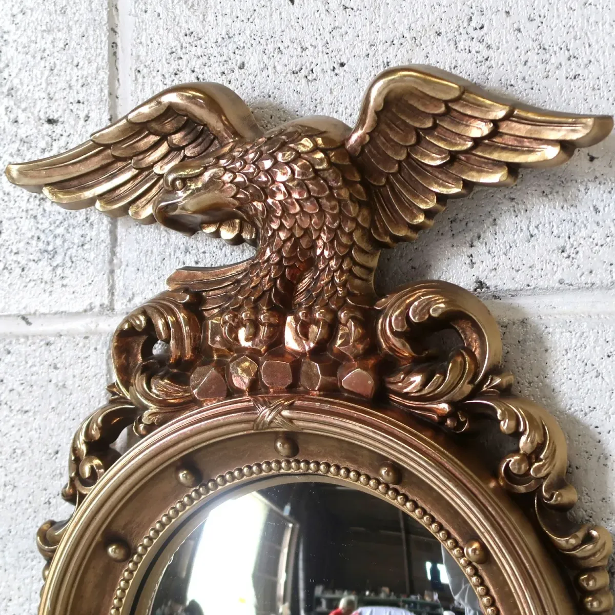 SYROCO アンティーク ウォールミラー イーグル