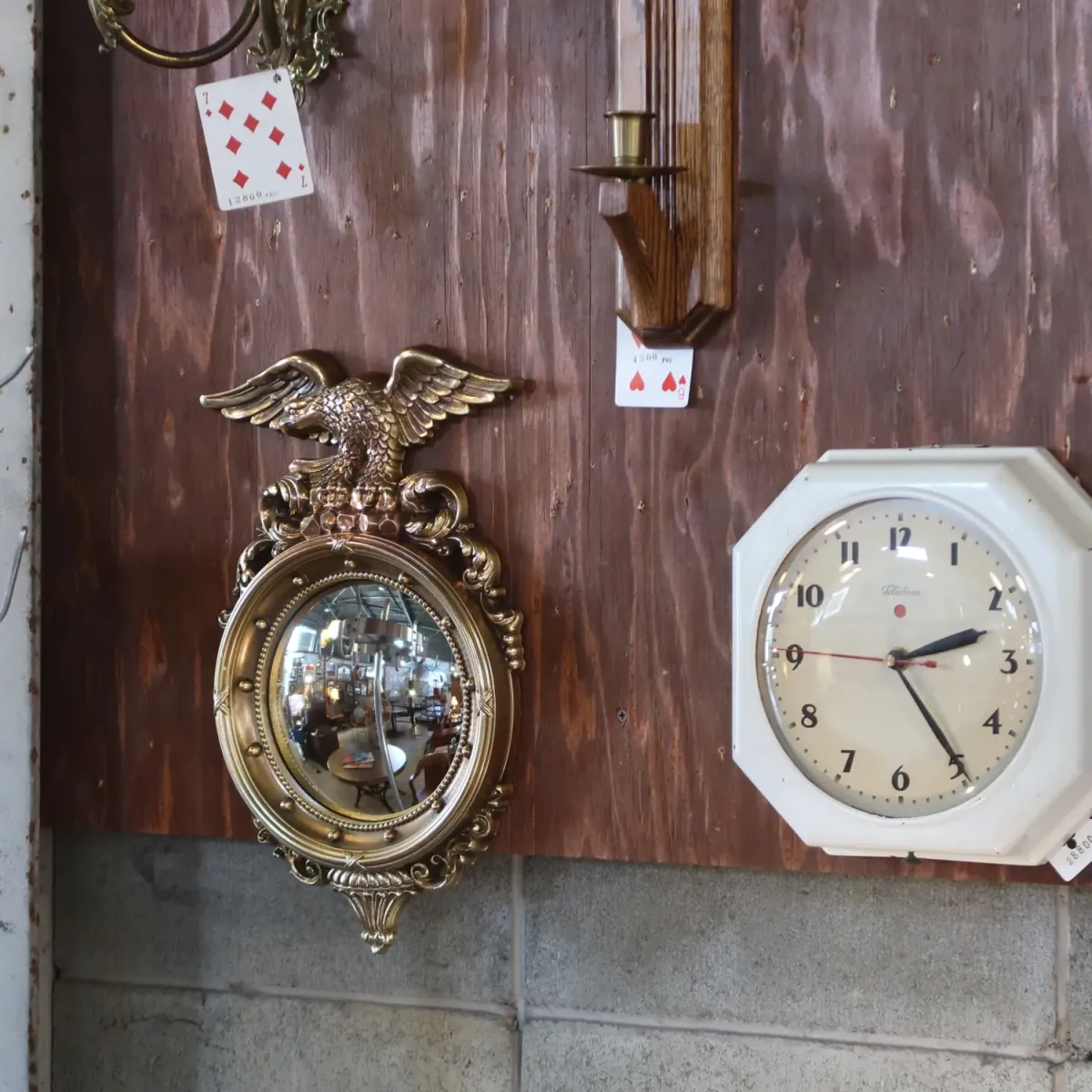 SYROCO アンティーク ウォールミラー イーグル