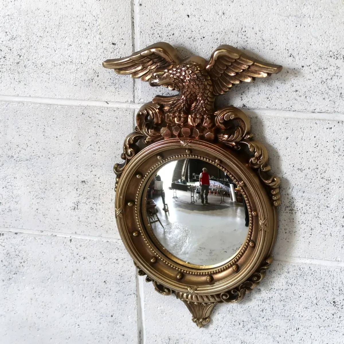 SYROCO アンティーク ウォールミラー イーグル