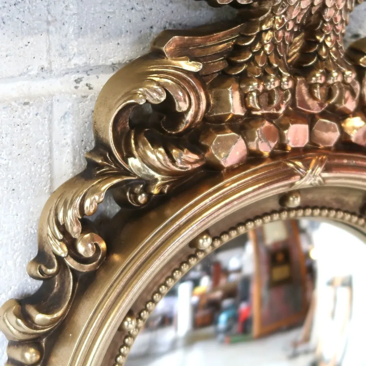 SYROCO アンティーク ウォールミラー イーグル