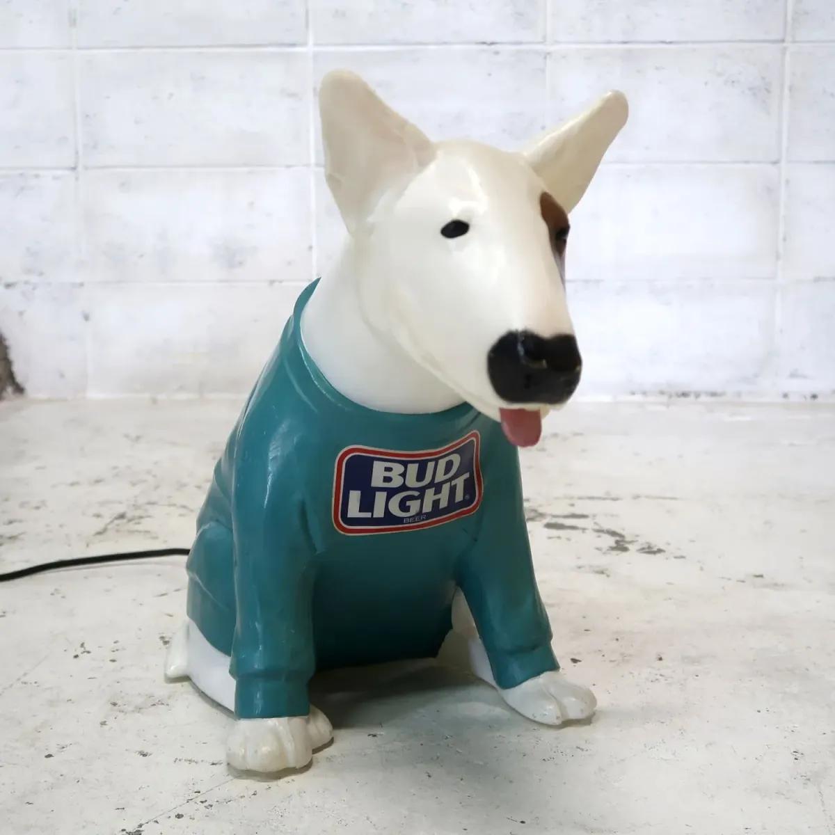 80's BUD LIGHT バド犬ライトサイン Spuds Mackenzie