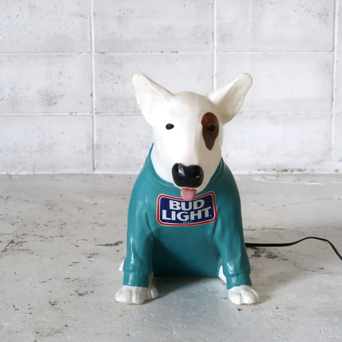 80's BUD LIGHT バド犬ライトサイン Spuds Mackenzie