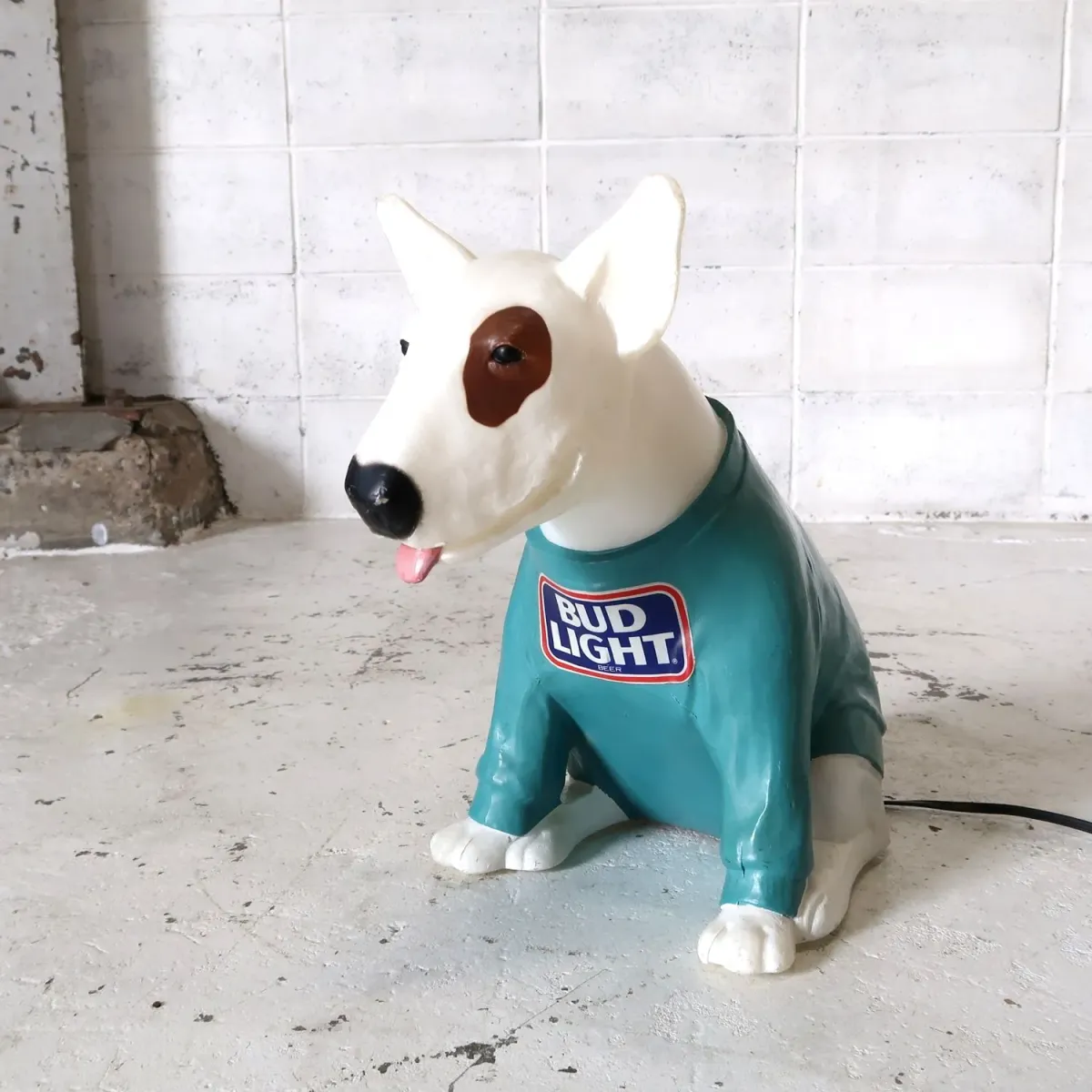 80's BUD LIGHT バド犬ライトサイン Spuds Mackenzie
