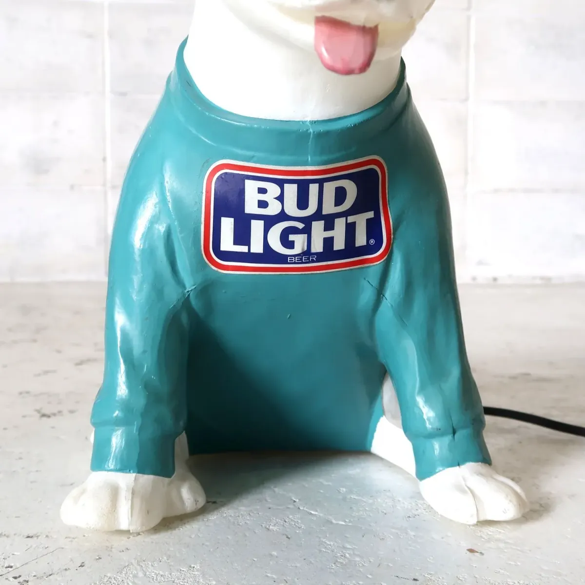 80's BUD LIGHT バド犬ライトサイン Spuds Mackenzie