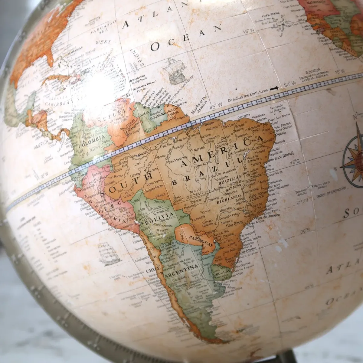 CRAM社 白地球儀 ホワイトオーシャン