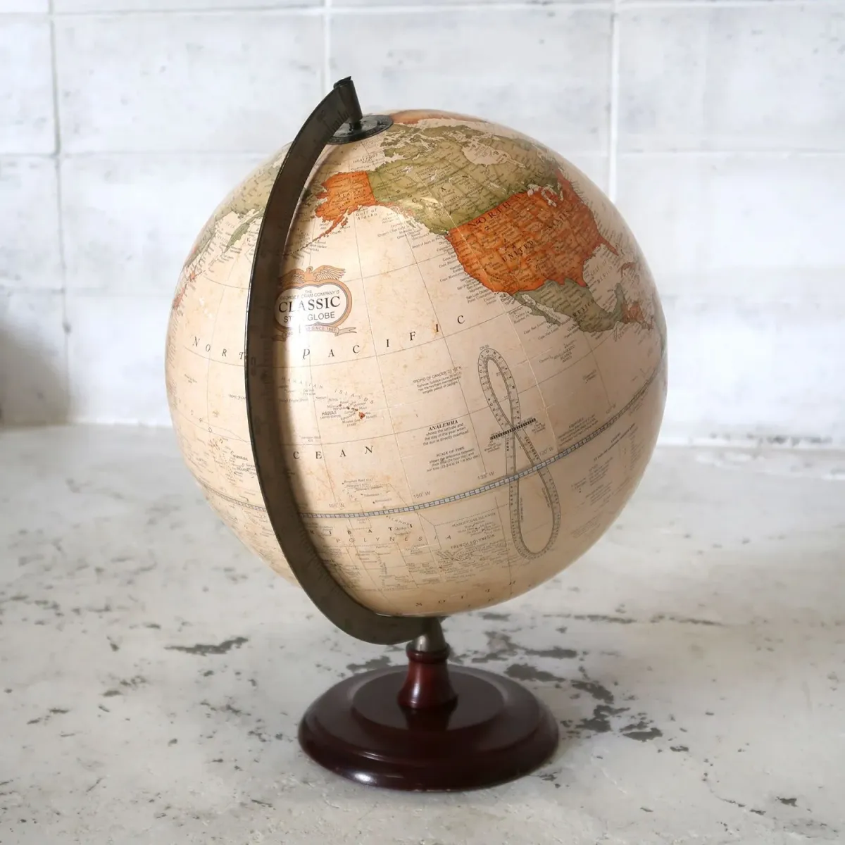 CRAM社 白地球儀 ホワイトオーシャン