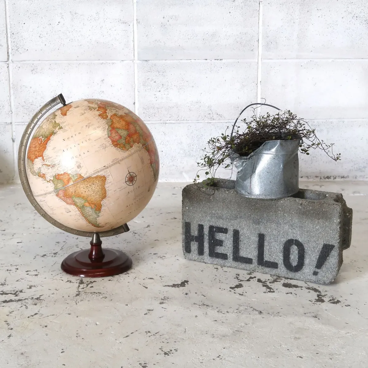 CRAM社 白地球儀 ホワイトオーシャン