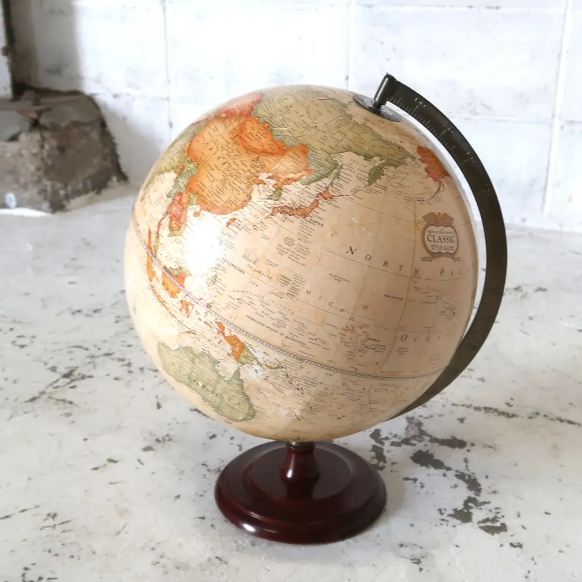 CRAM社 白地球儀 ホワイトオーシャン