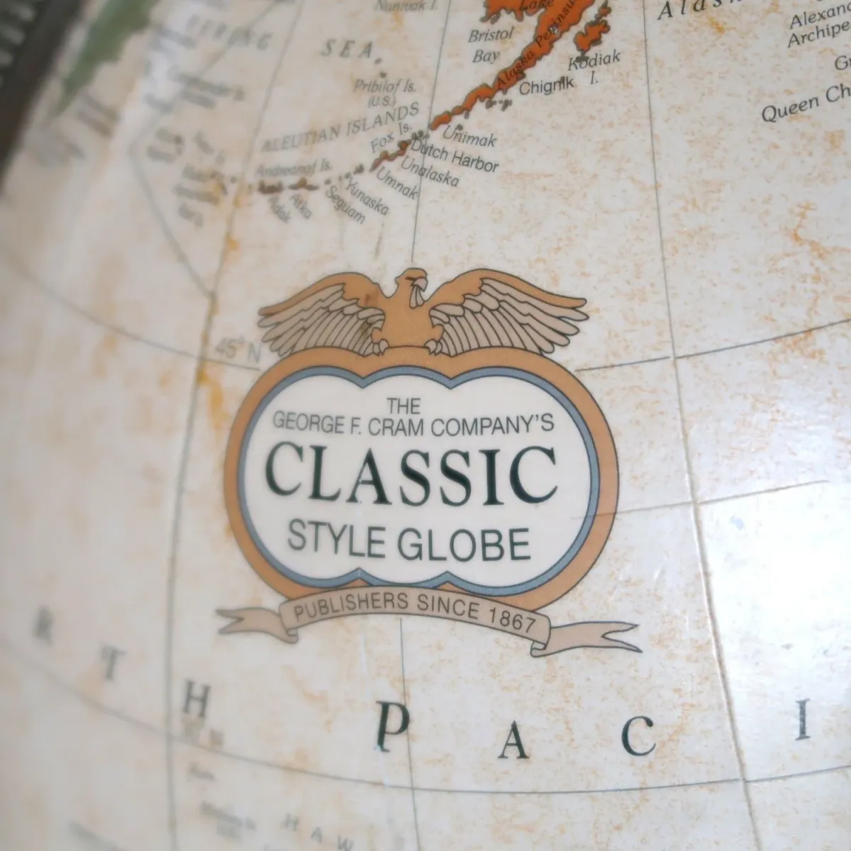 CRAM社 白地球儀 ホワイトオーシャン