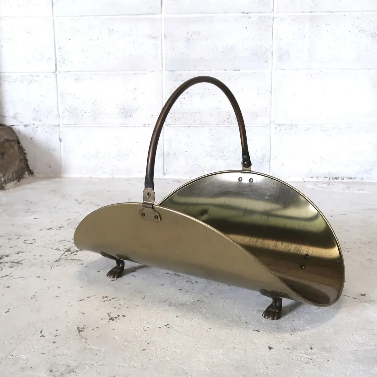 ビンテージ 薪置きラック