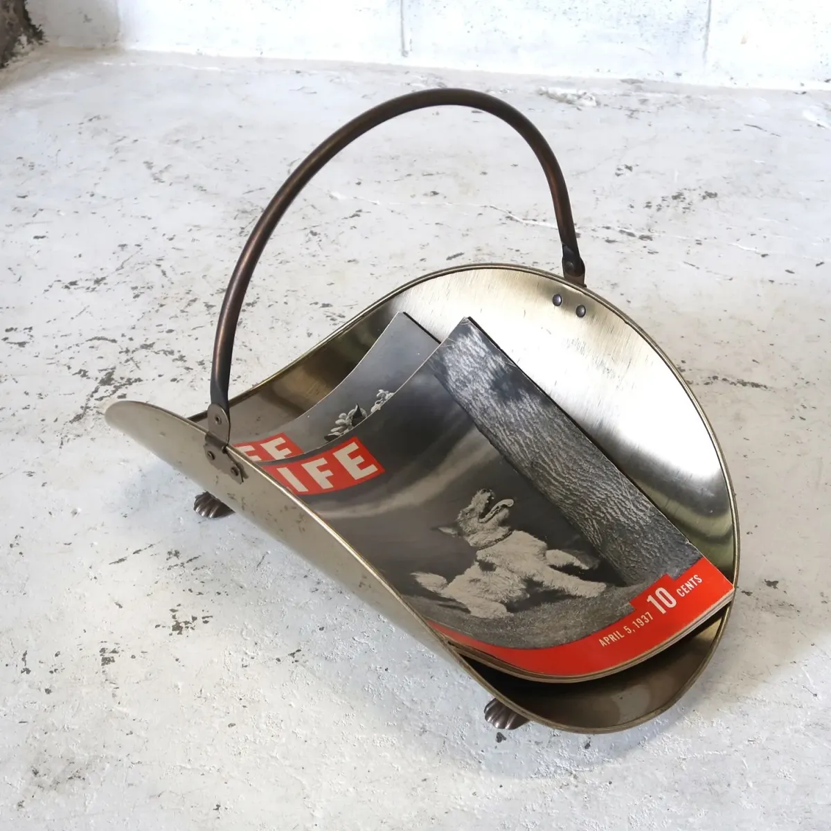 ビンテージ 薪置きラック