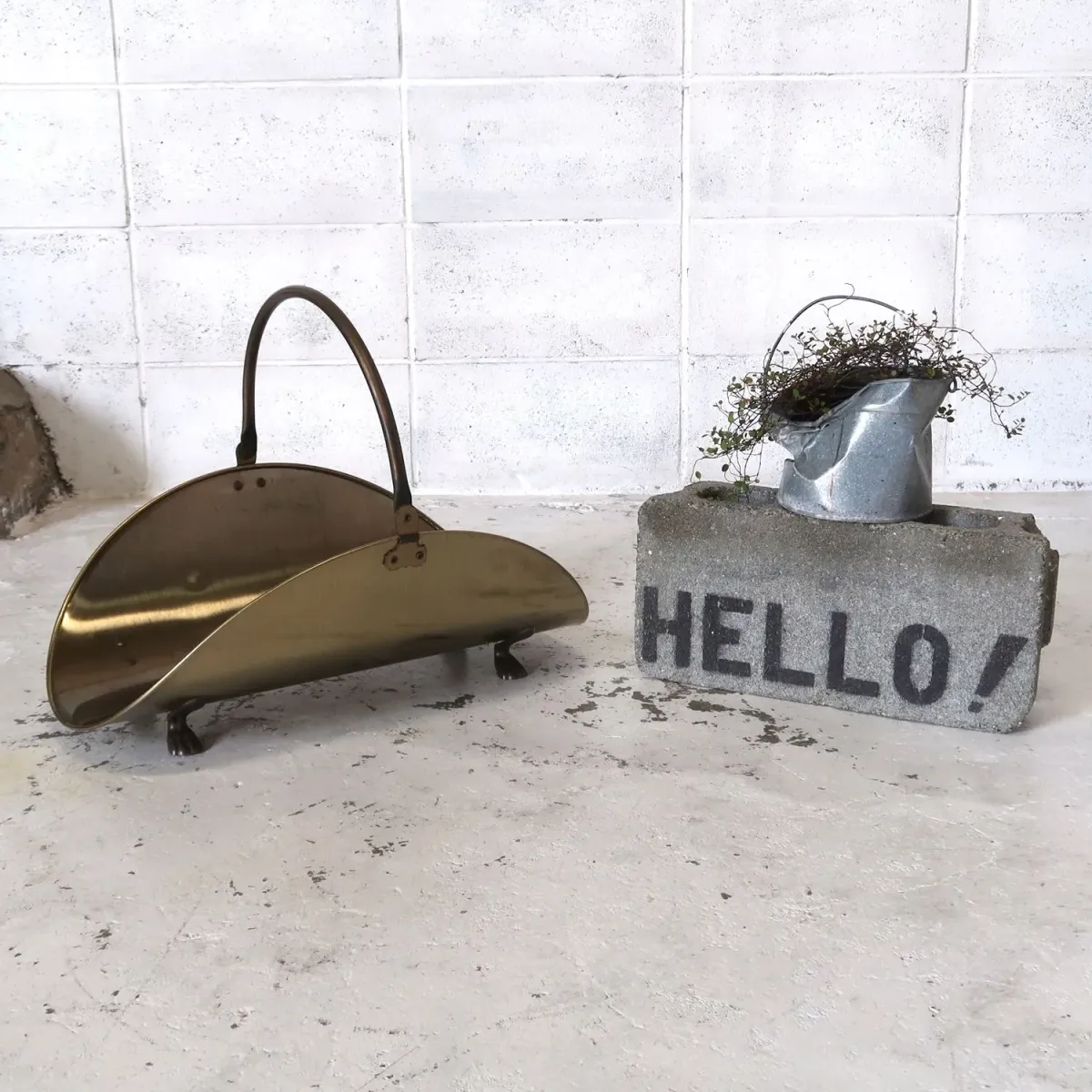 ビンテージ 薪置きラック