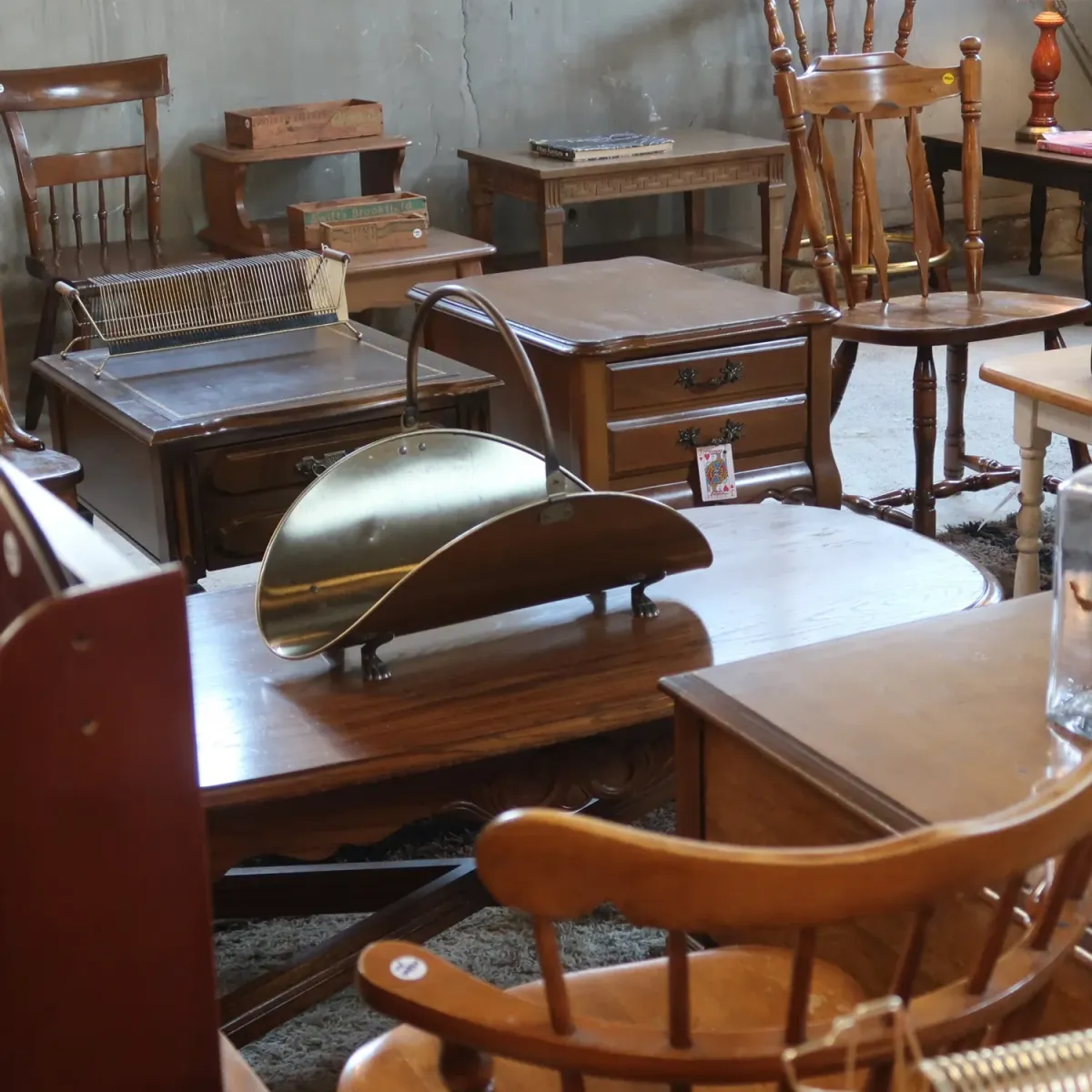 ビンテージ 薪置きラック