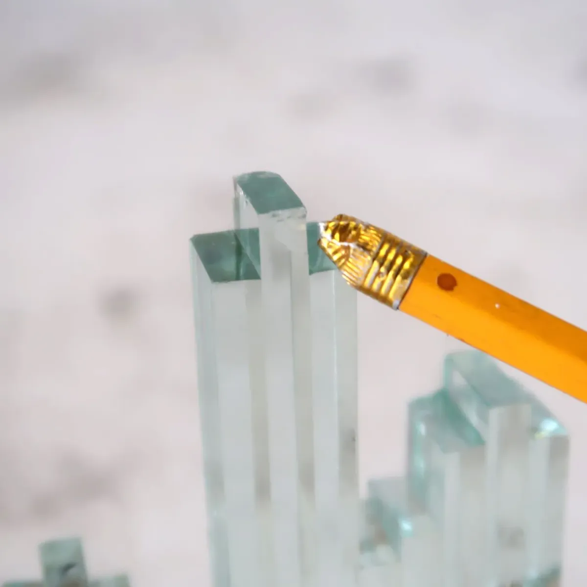 ビンテージ ガラスオブジェ サボテン