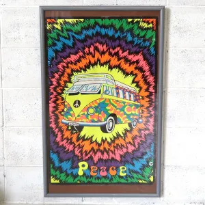 Peace Bus ポスター 額装 ブラックライト
