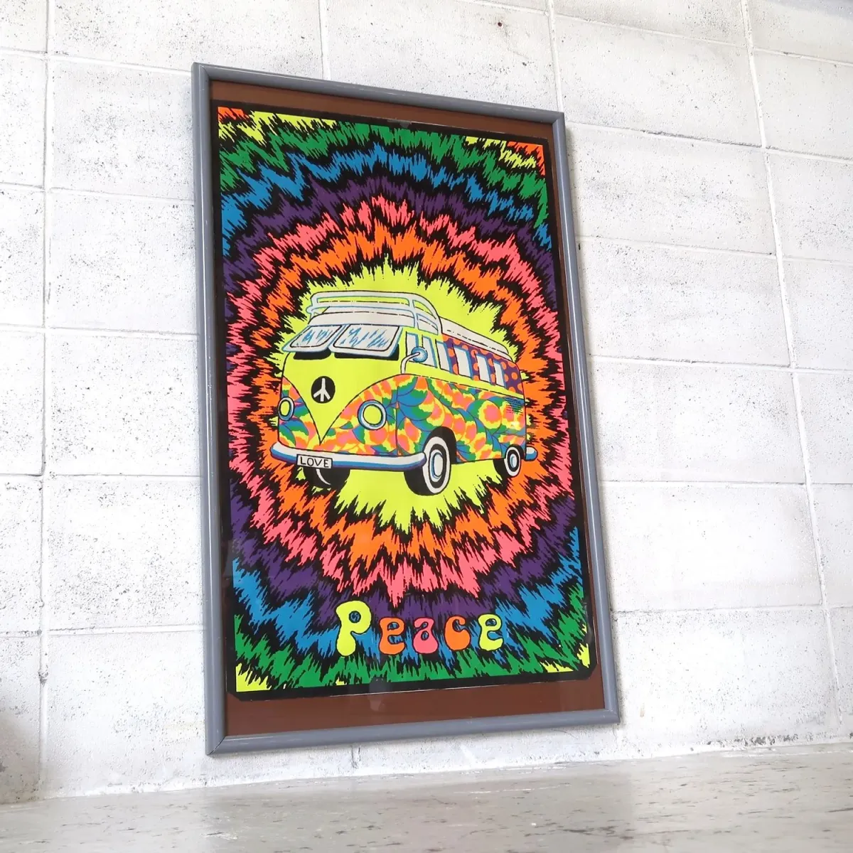 Peace Bus ポスター 額装 ブラックライト