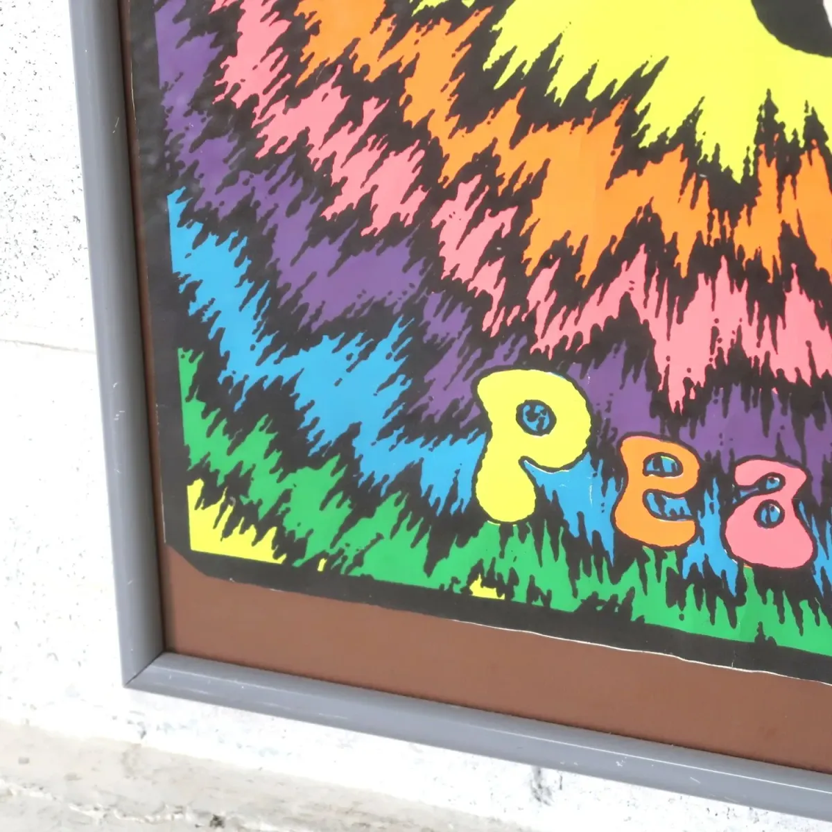 Peace Bus ポスター 額装 ブラックライト