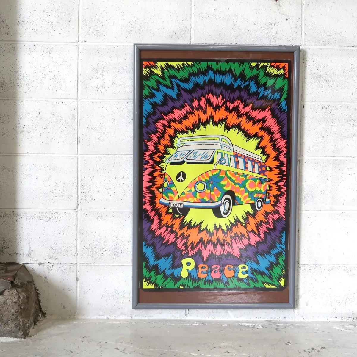 Peace Bus ポスター 額装 ブラックライト