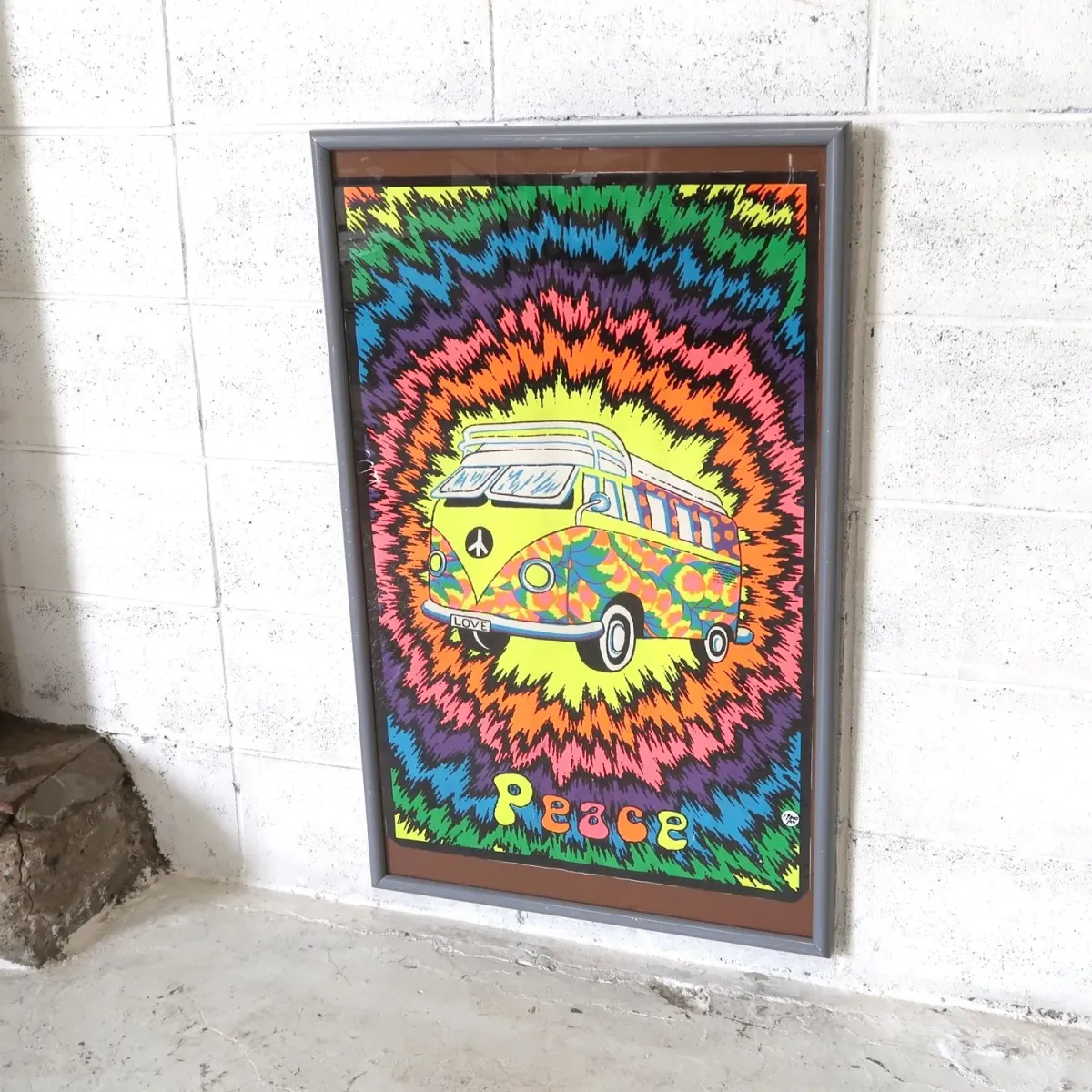 Peace Bus ポスター 額装 ブラックライト
