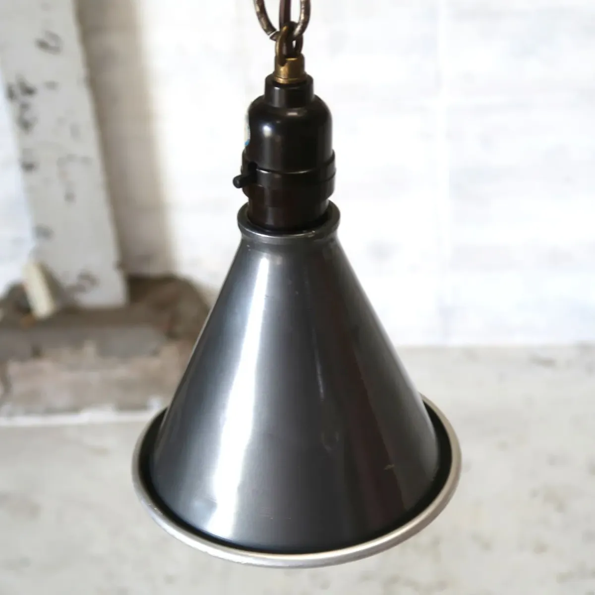 SMITH-VICTOR ビンテージ アルミシェード ペンダントランプ