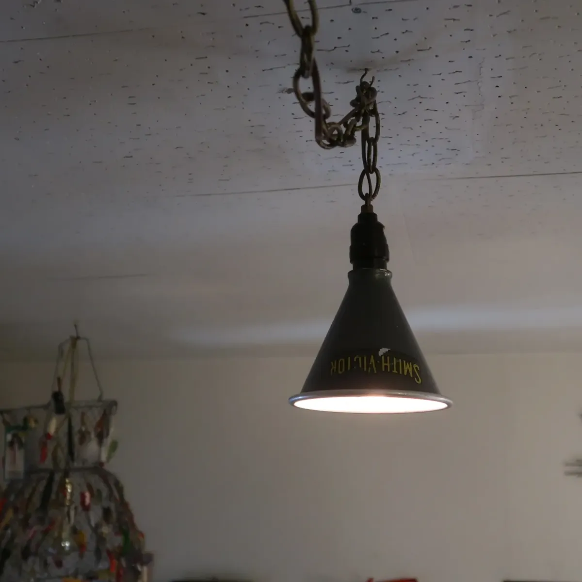 SMITH-VICTOR ビンテージ アルミシェード ペンダントランプ