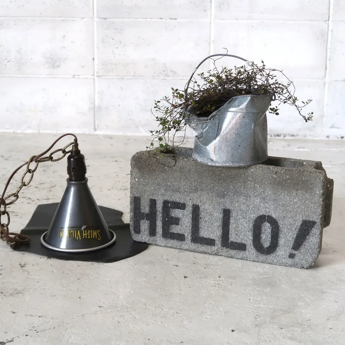 SMITH-VICTOR ビンテージ アルミシェード ペンダントランプ