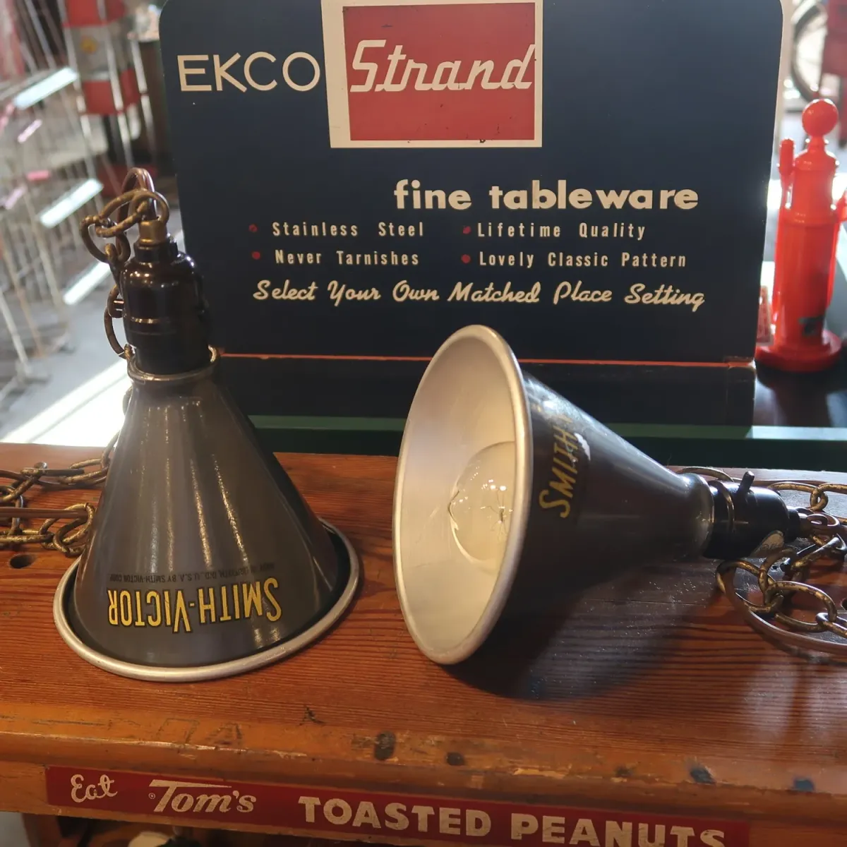 SMITH-VICTOR ビンテージ アルミシェード ペンダントランプ