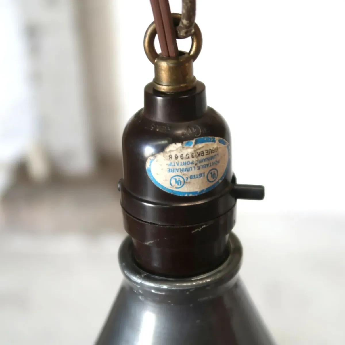 SMITH-VICTOR ビンテージ アルミシェード ペンダントランプ