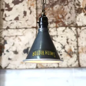 SMITH-VICTOR ビンテージ アルミシェード ペンダントランプ