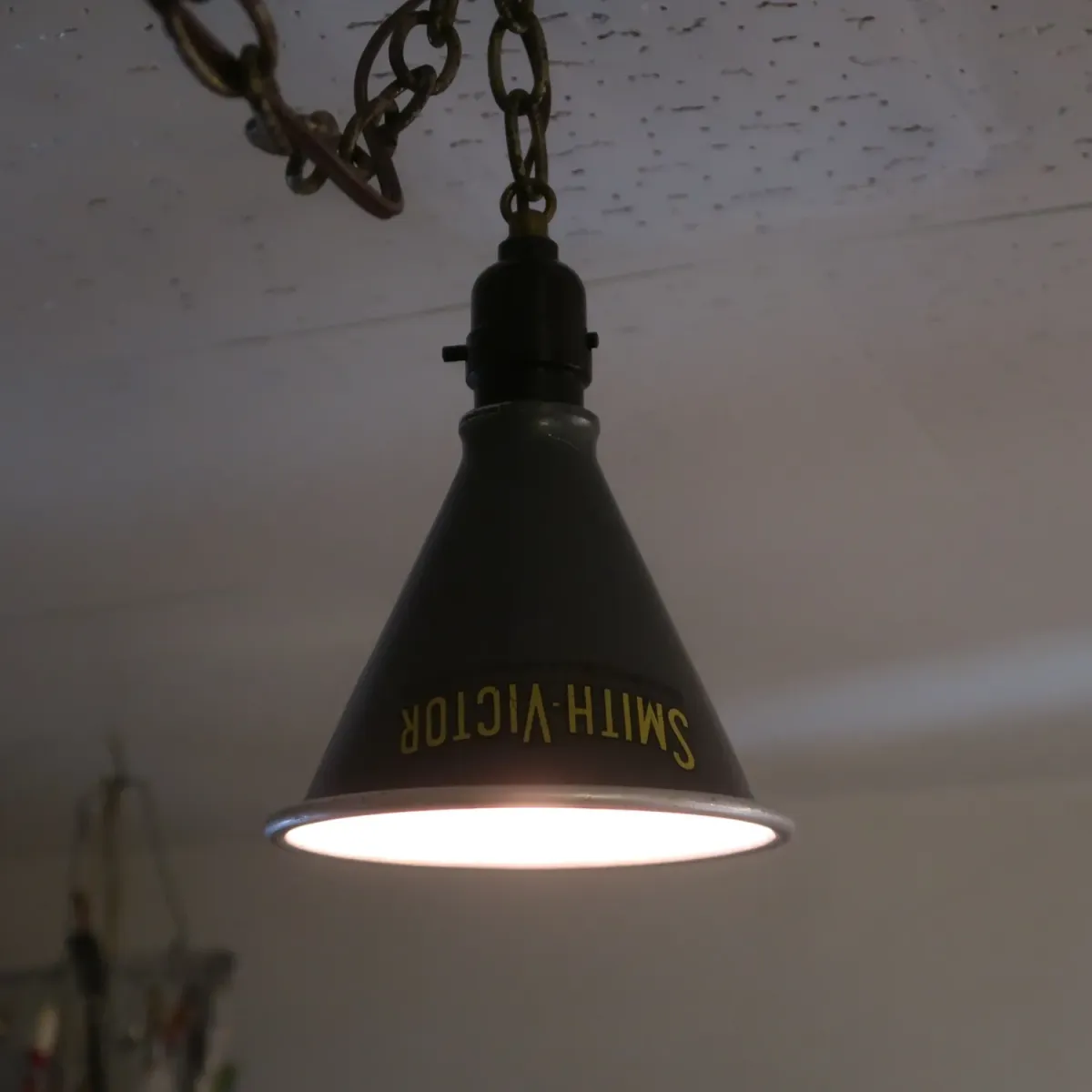 SMITH-VICTOR ビンテージ アルミシェード ペンダントランプ