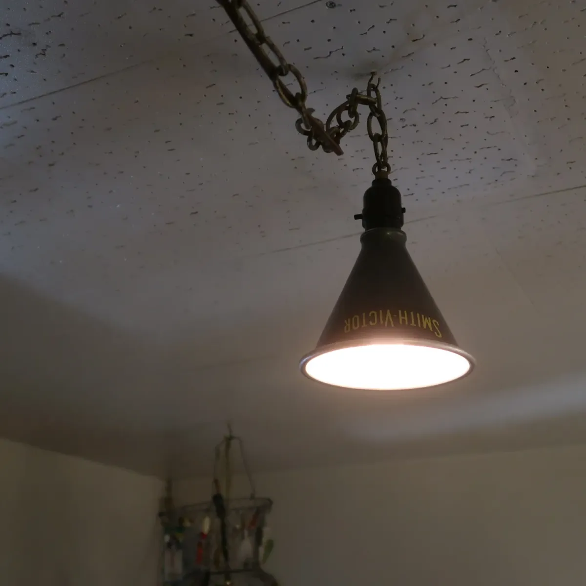 SMITH-VICTOR ビンテージ アルミシェード ペンダントランプ