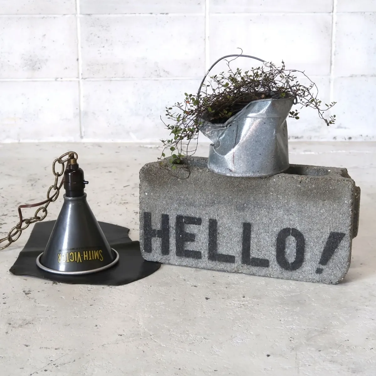 SMITH-VICTOR ビンテージ アルミシェード ペンダントランプ