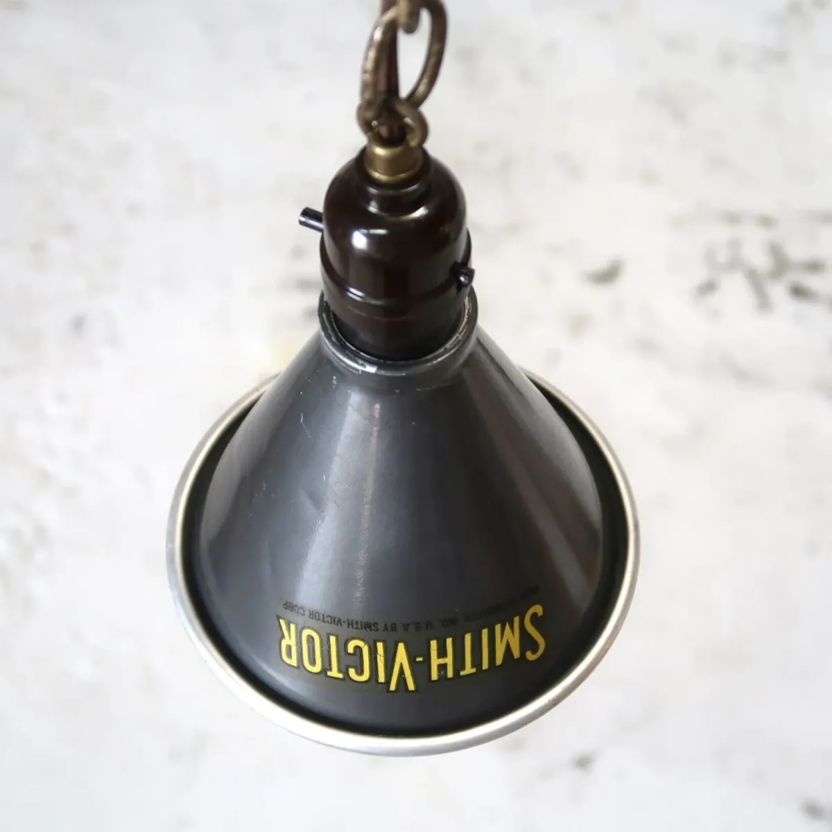 SMITH-VICTOR ビンテージ アルミシェード ペンダントランプ