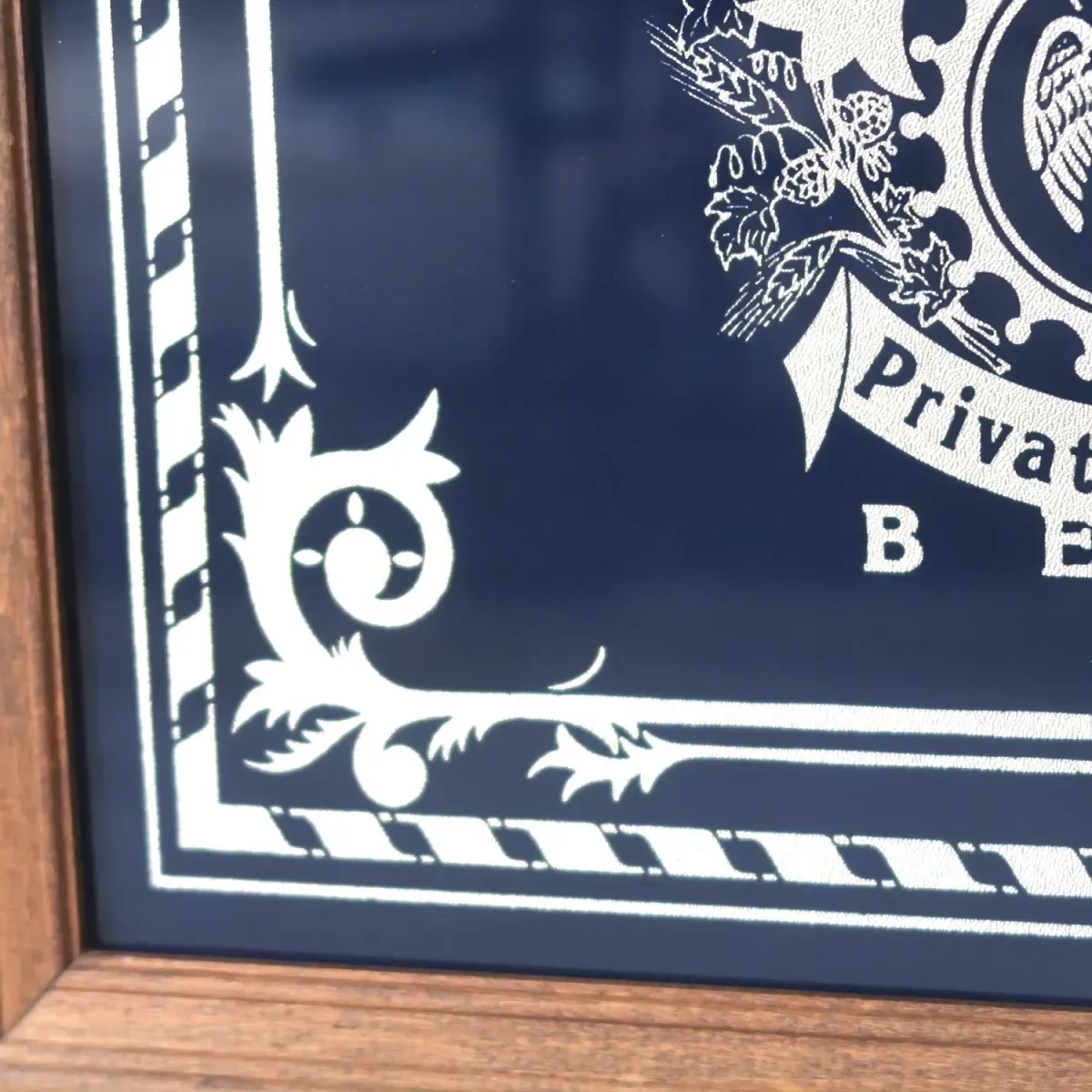 Henry Weinhard's ビンテージ パブミラー