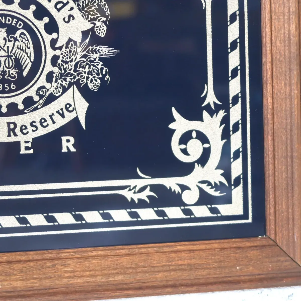 Henry Weinhard's ビンテージ パブミラー