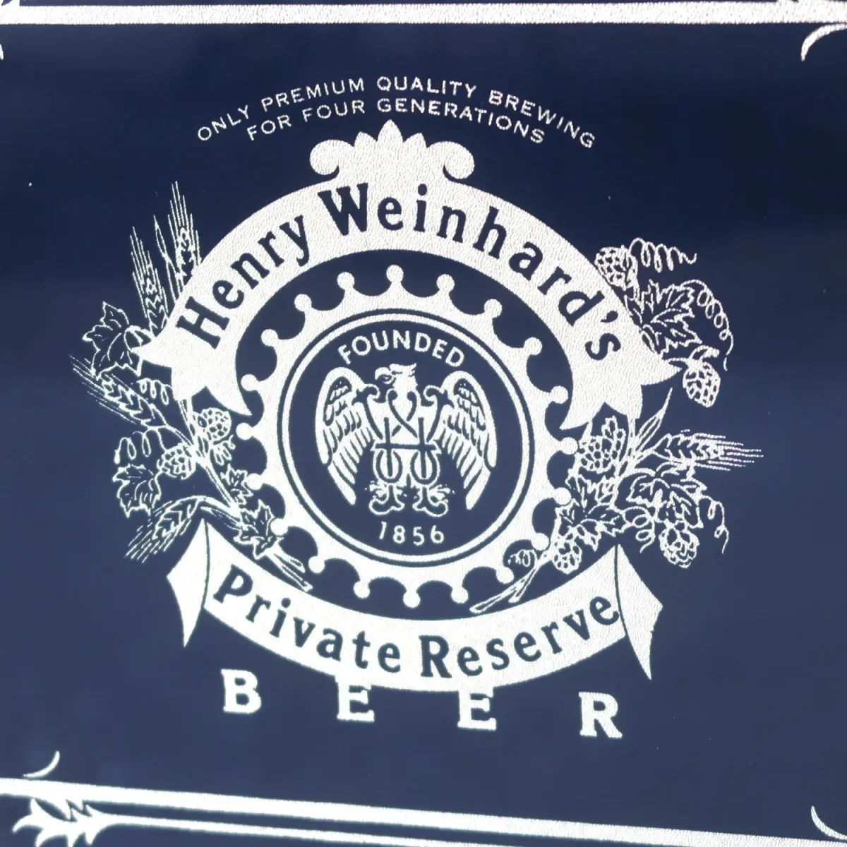 Henry Weinhard's ビンテージ パブミラー