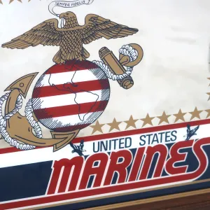 U.S. MARINES ビンテージ パブミラー