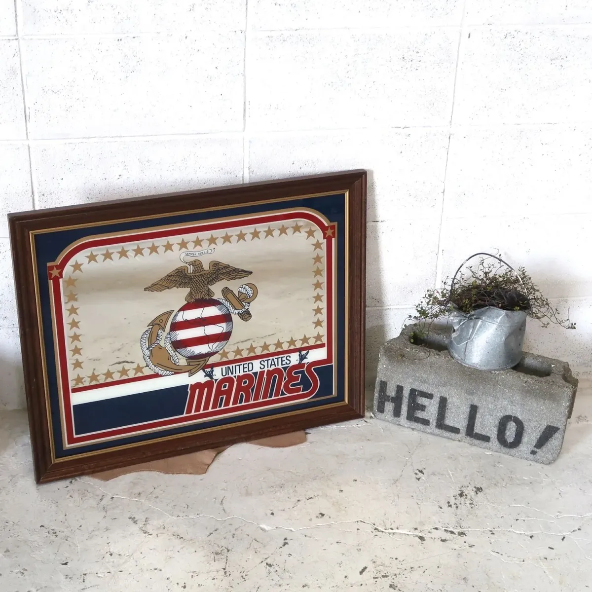 U.S. MARINES ビンテージ パブミラー