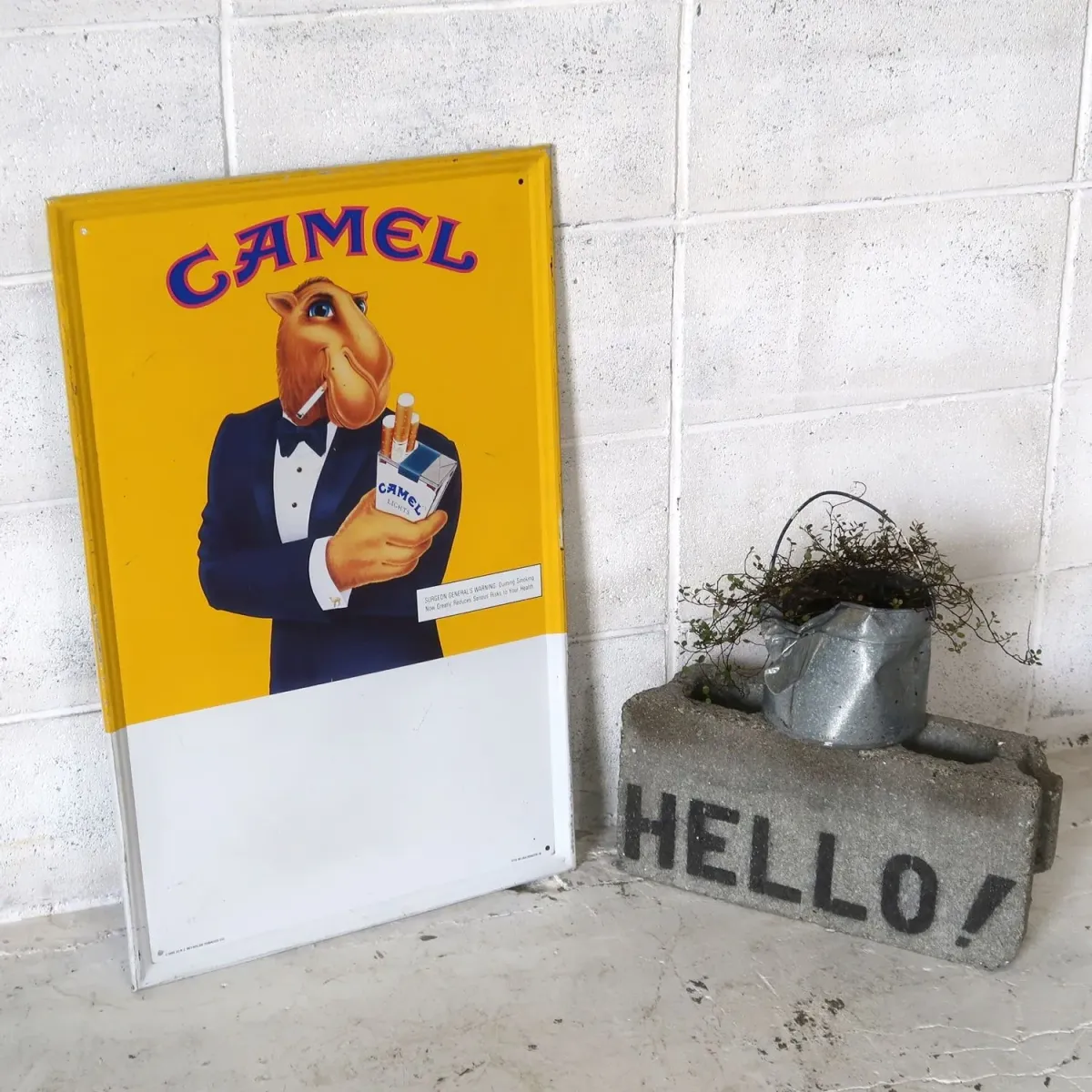 CAMEL ビンテージ メタルサイン