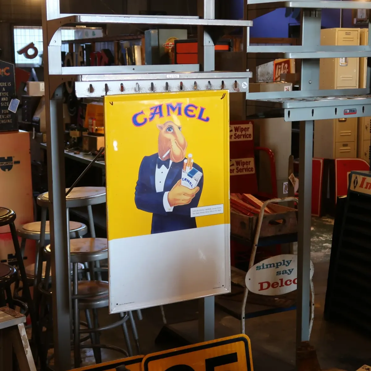 CAMEL ビンテージ メタルサイン