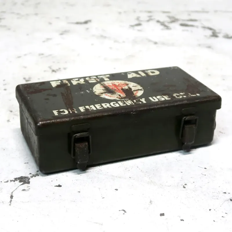 U.S. ARMY ビンテージ FIRST AID メタルボックス ミリタリー