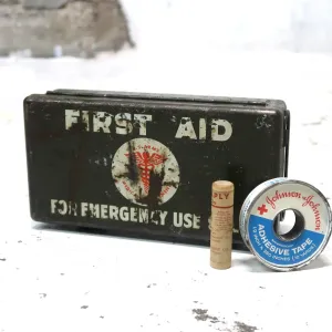 U.S. ARMY ビンテージ FIRST AID メタルボックス ミリタリー