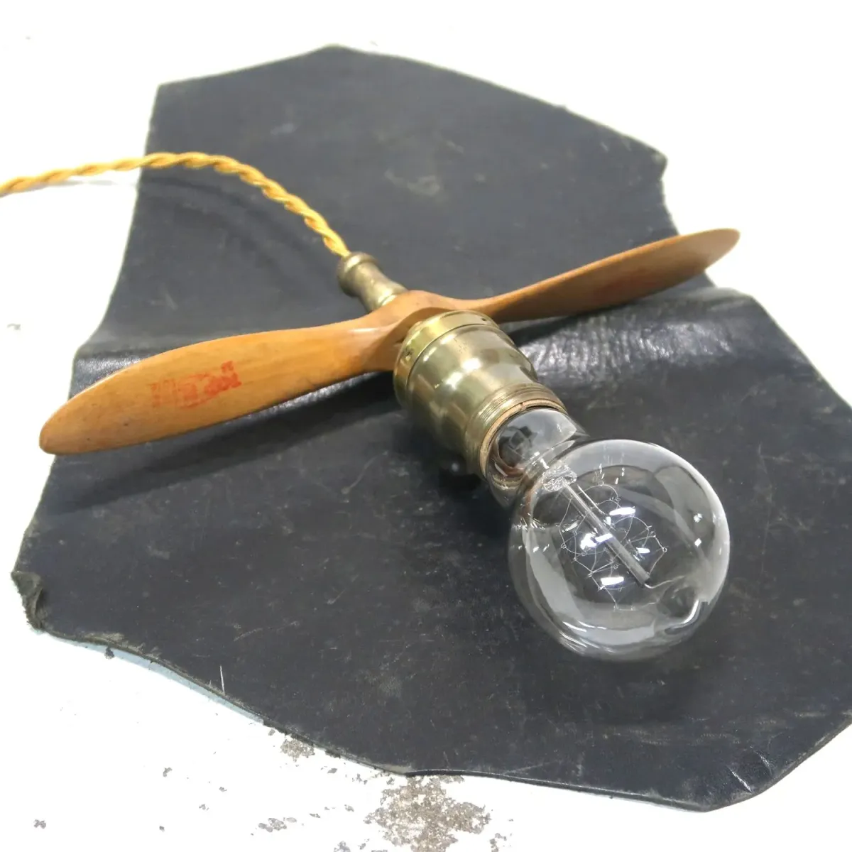 ビンテージ プロペラ カスタムペンダントランプ