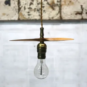 ビンテージ プロペラ カスタムペンダントランプ