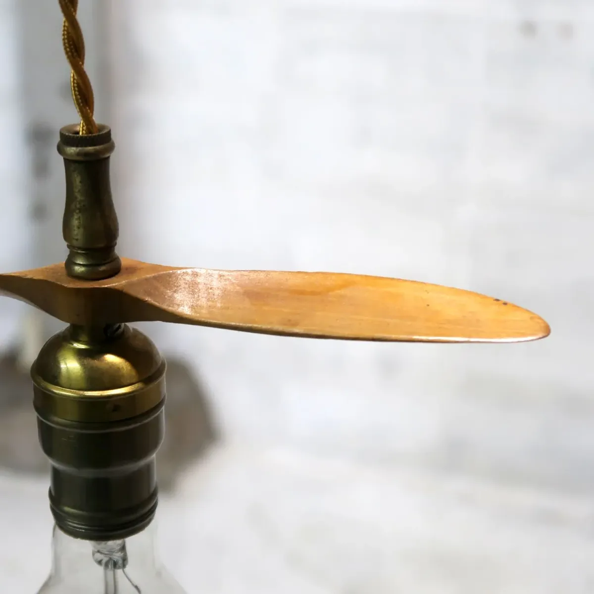 ビンテージ プロペラ カスタムペンダントランプ