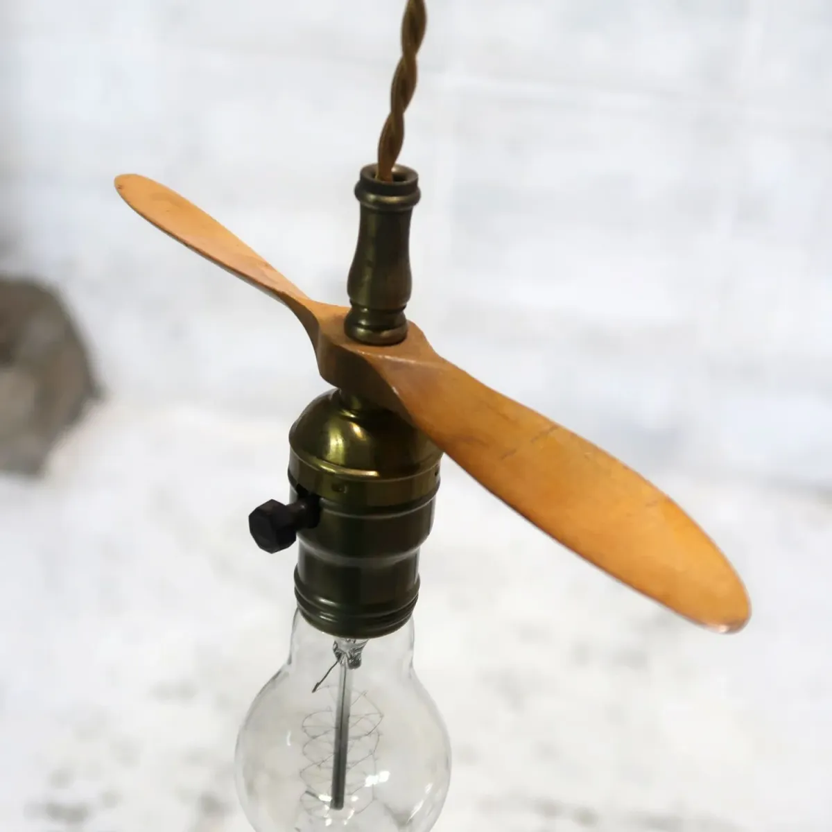 ビンテージ プロペラ カスタムペンダントランプ