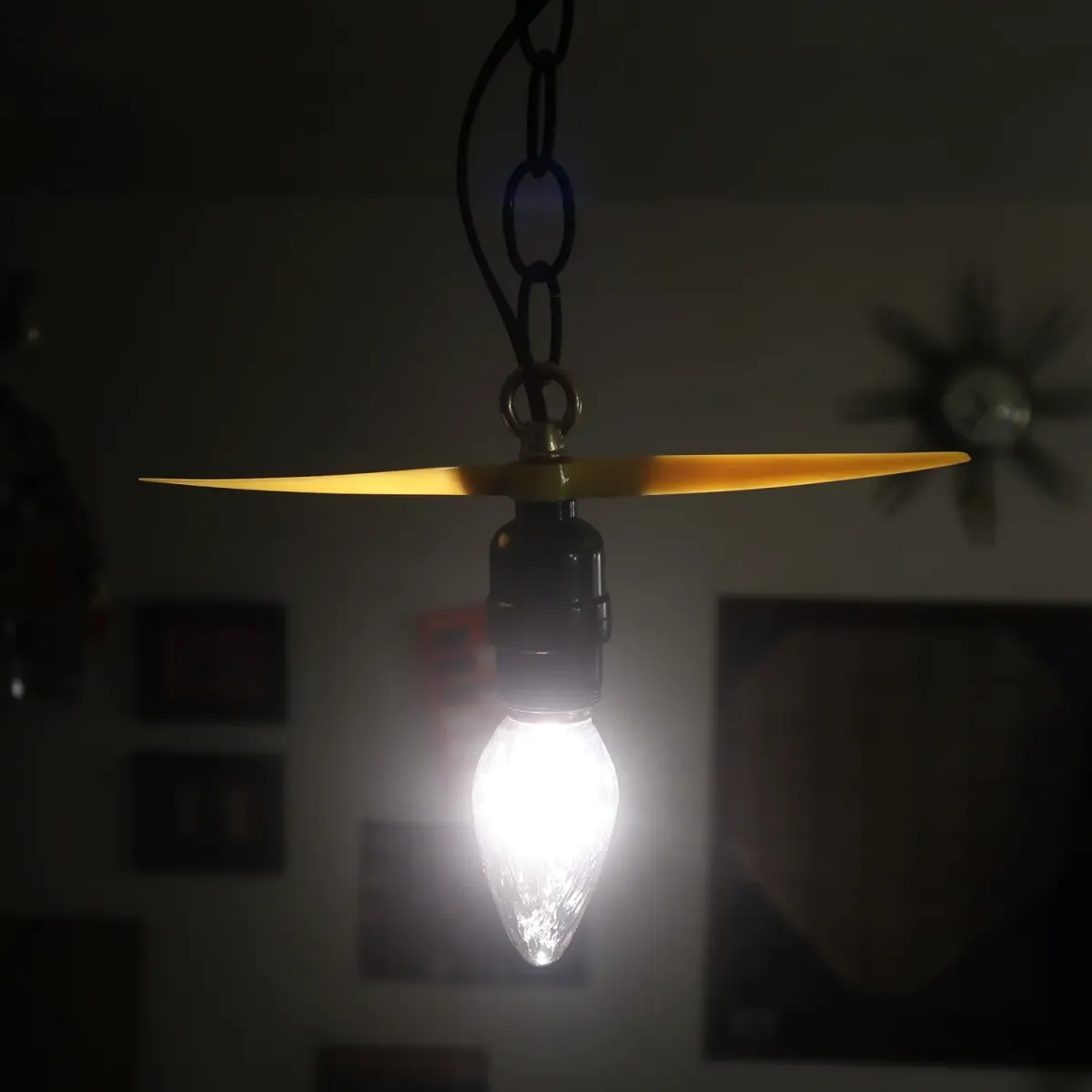 ビンテージ プロペラ カスタムペンダントランプ