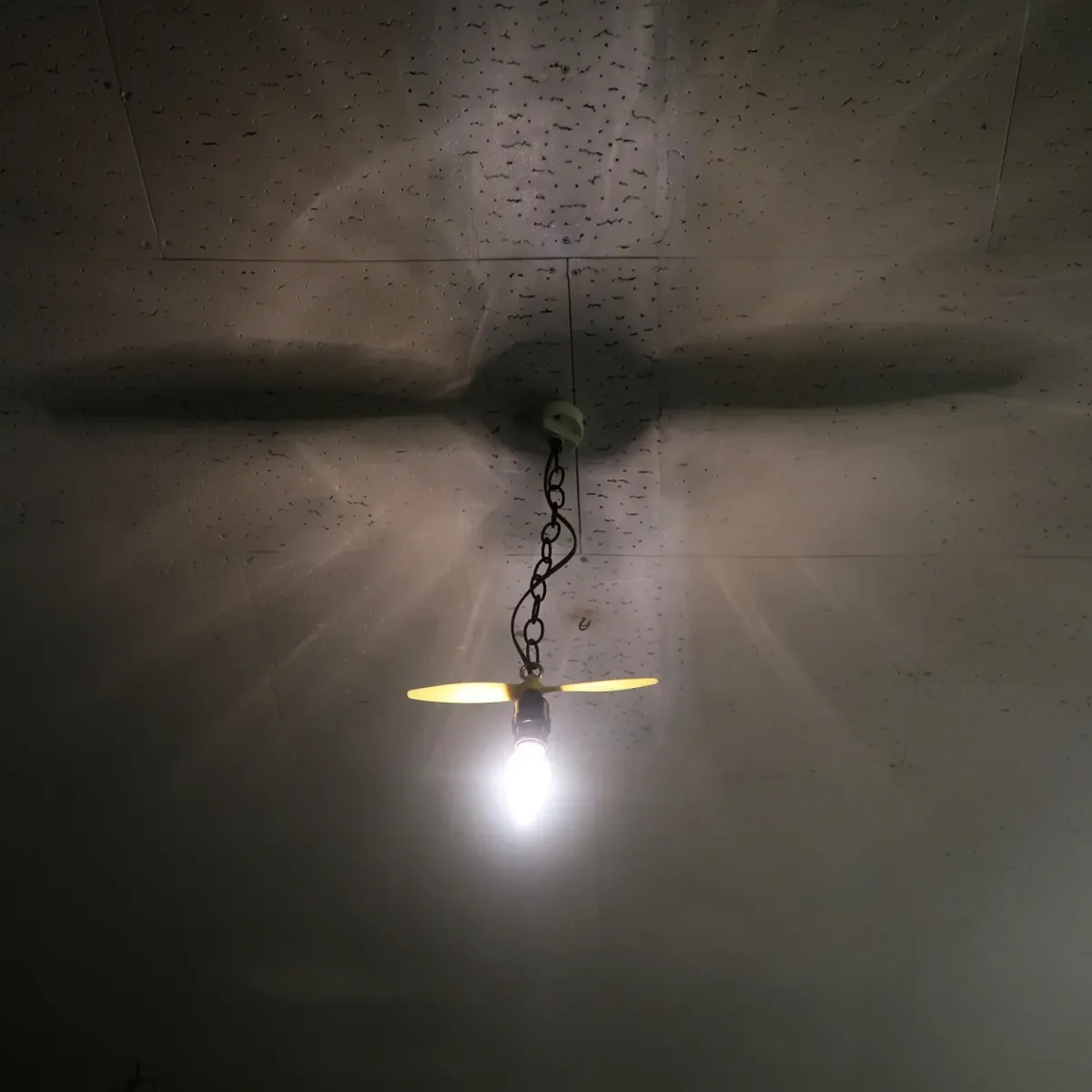 ビンテージ プロペラ カスタムペンダントランプ