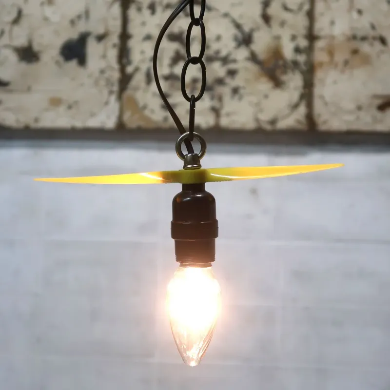 ビンテージ プロペラ カスタムペンダントランプ