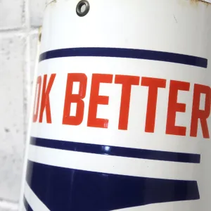 BARBER アンティーク ホーロー看板